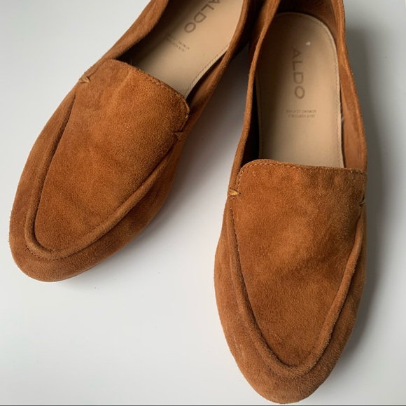 Aldo Leather & Suede Loafers Size 5 - Picture 2 of 8